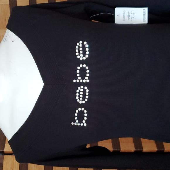 bebe Tops - NWT!  Bebe ribbed stretch diamond top